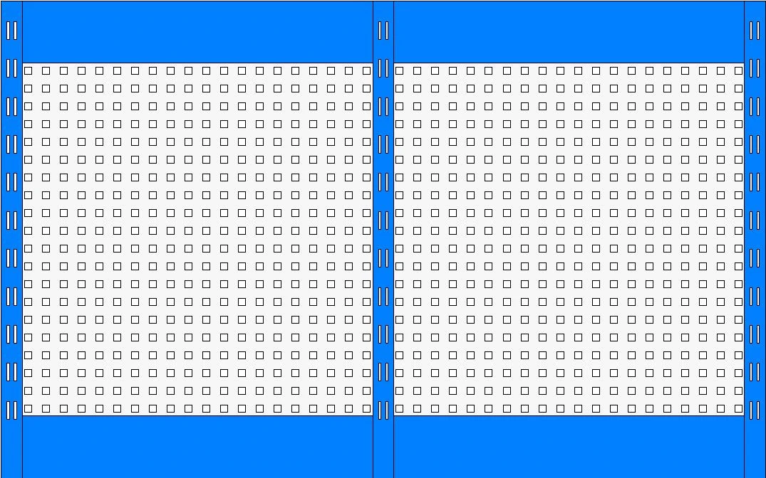 IM1285 perforált hátfal